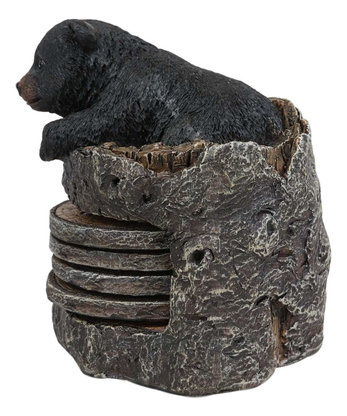 Black Bear Coaster Set with 4 Coasters P34099