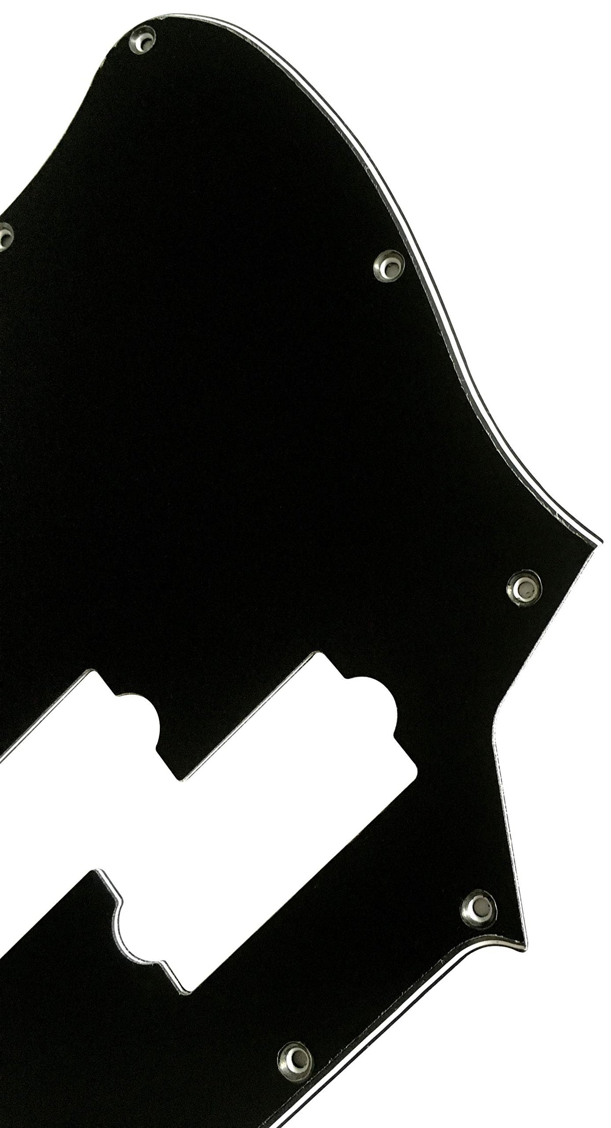 Electric Guitar Pickguard 3 Ply Black V2870