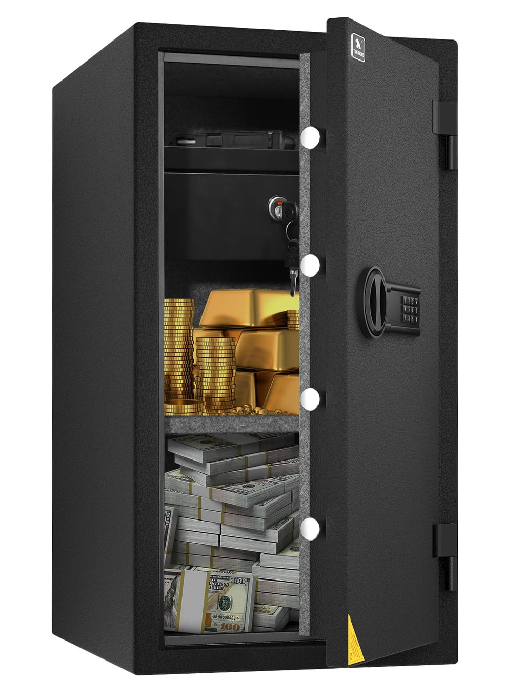 Fireproof Safe Box with Drawer, 3.47 Cu Ft L9943