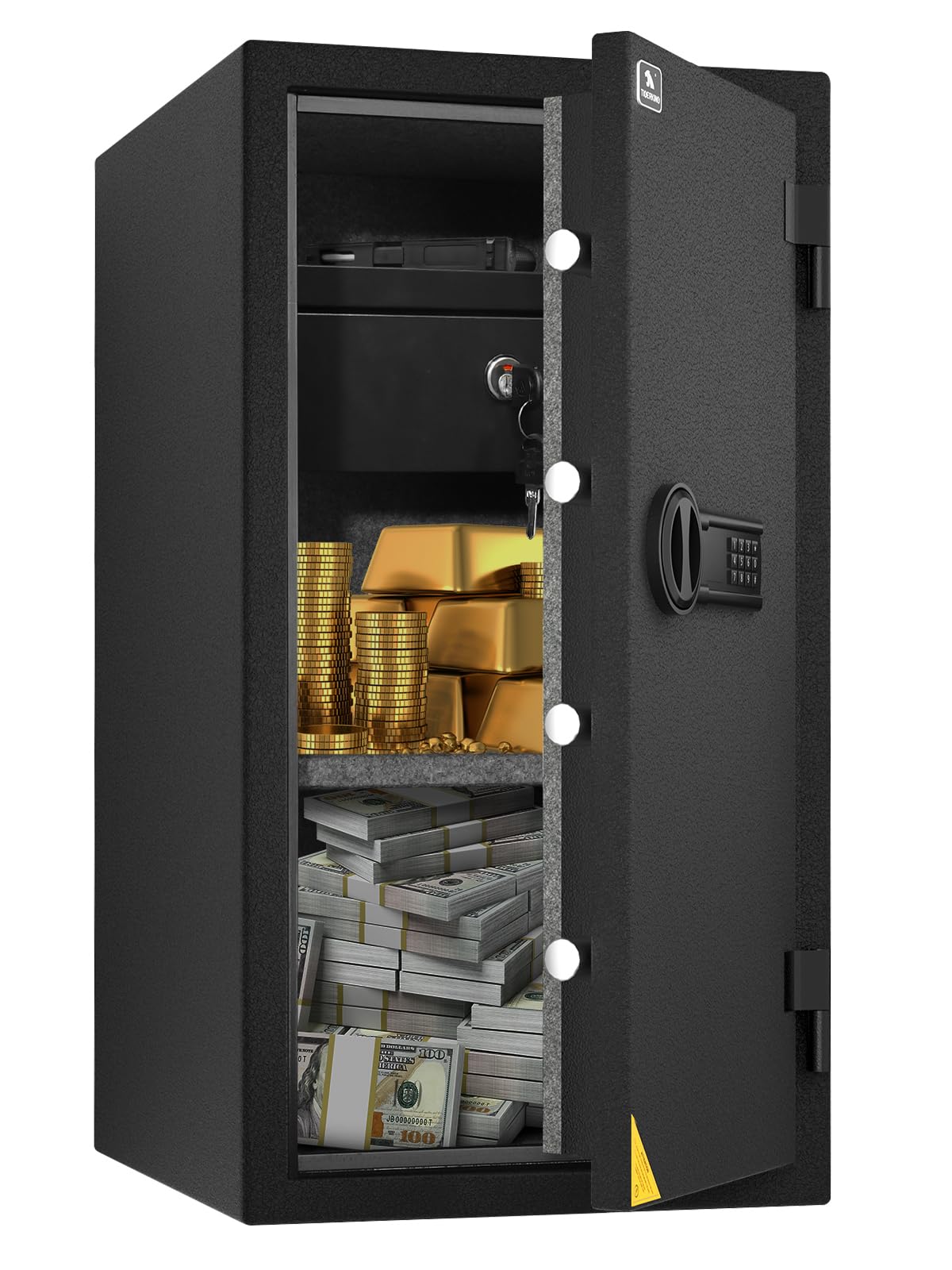 Fireproof Safe Box with Drawer, 3.47 Cu Ft L9943