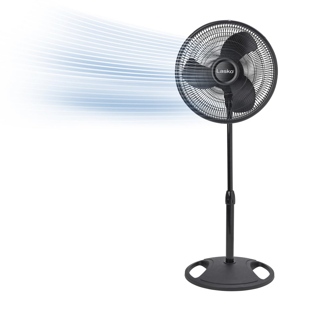 Oscillating Standing Pedestal Fan 16" Black U468