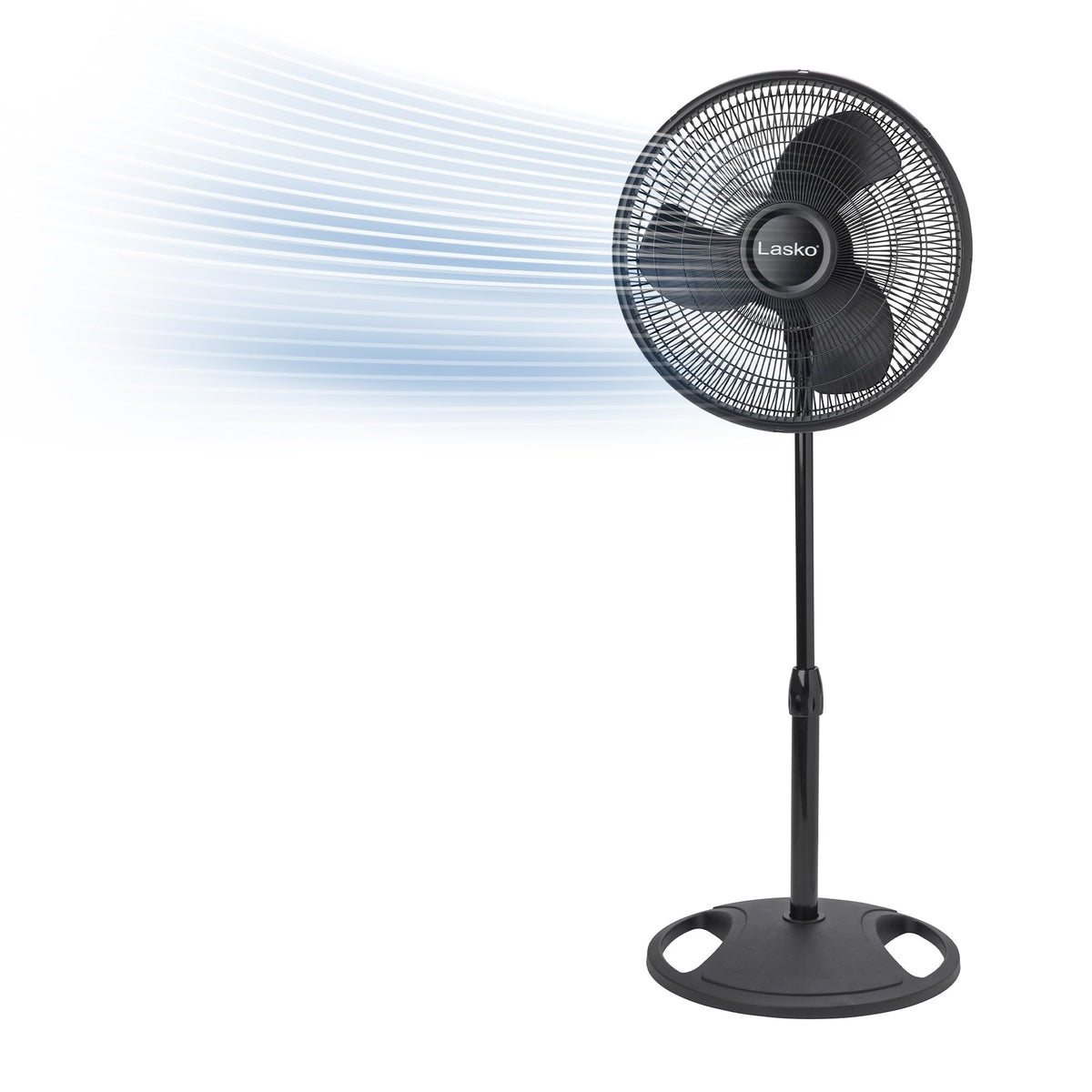 Oscillating Standing Pedestal Fan 16" Black U468