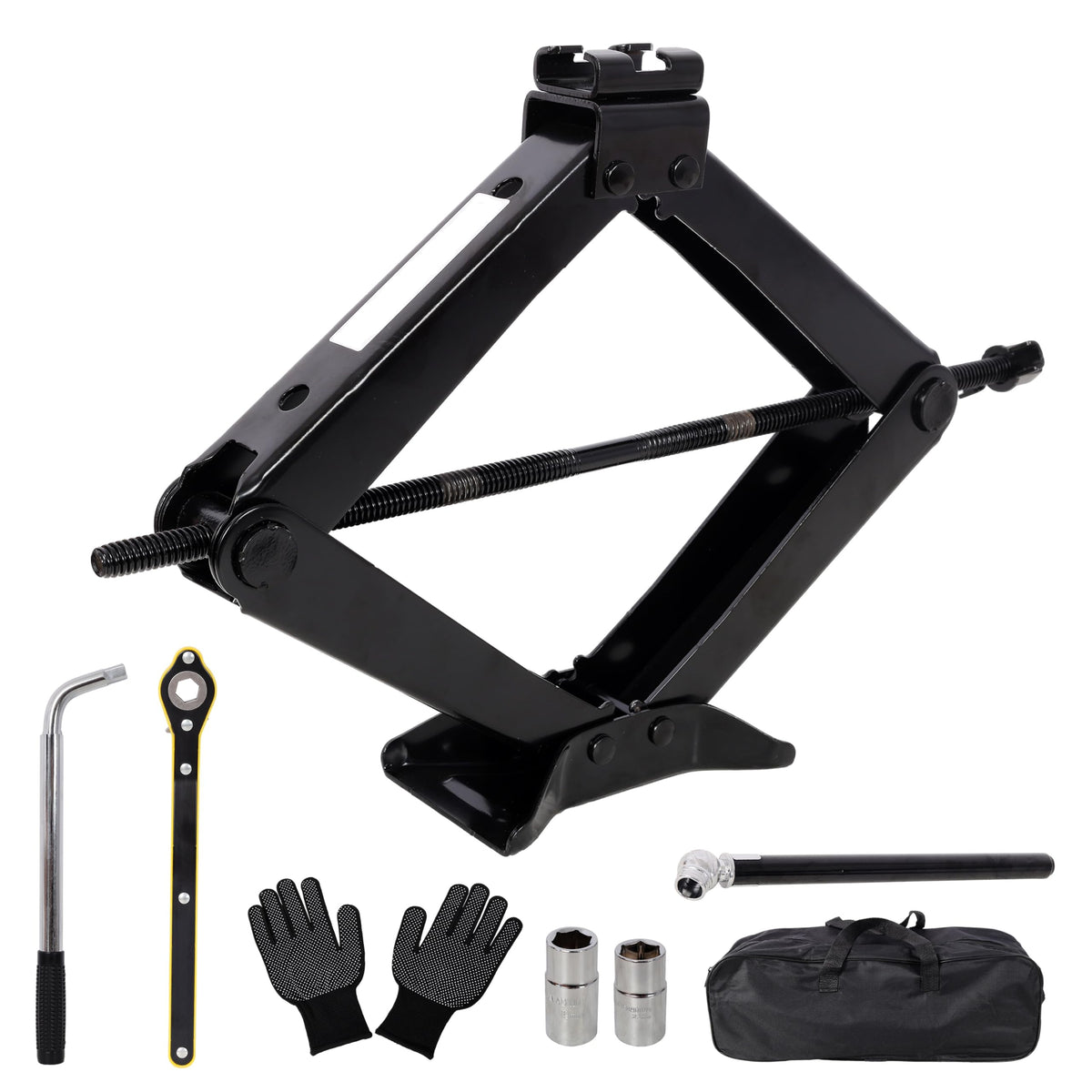 3 Ton Scissor Car Jack Kit with Wrench B770
