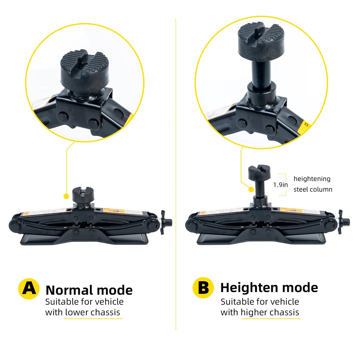 1.8 Ton Scissor Jack Kit T830