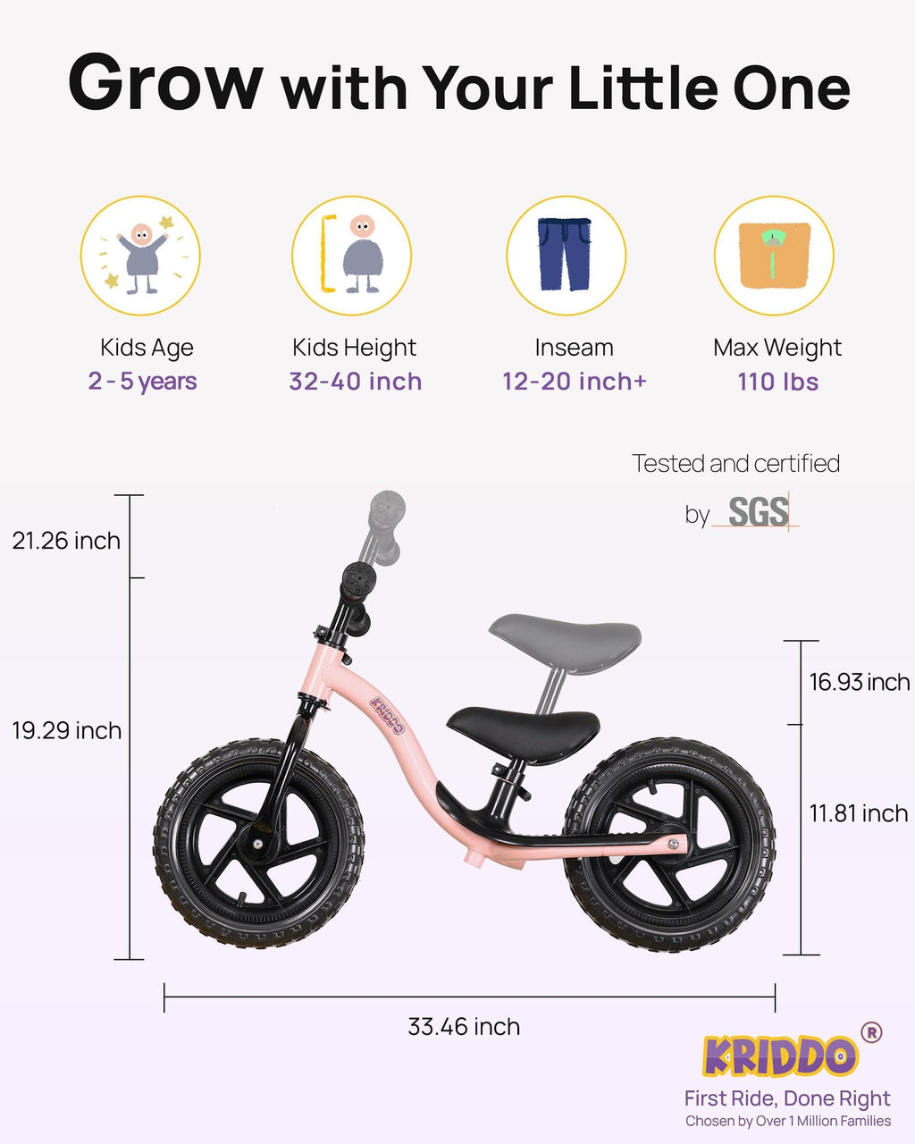 Toddler Balance Bike A8601
