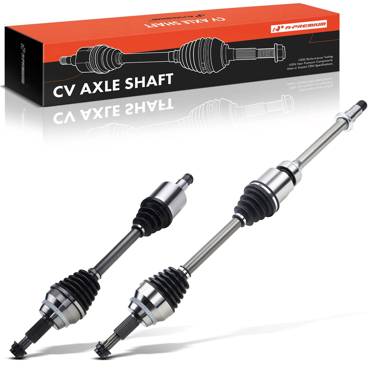 Set of 2 Front CV Axle Shaft Assembly I14693