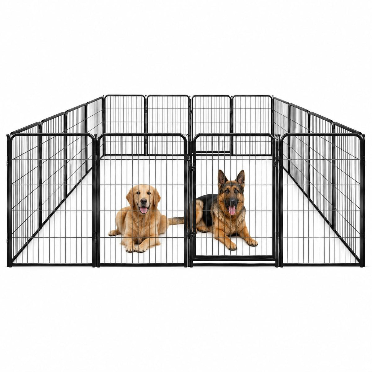 40'' 16 Panels Portable Dog Playpen V549418
