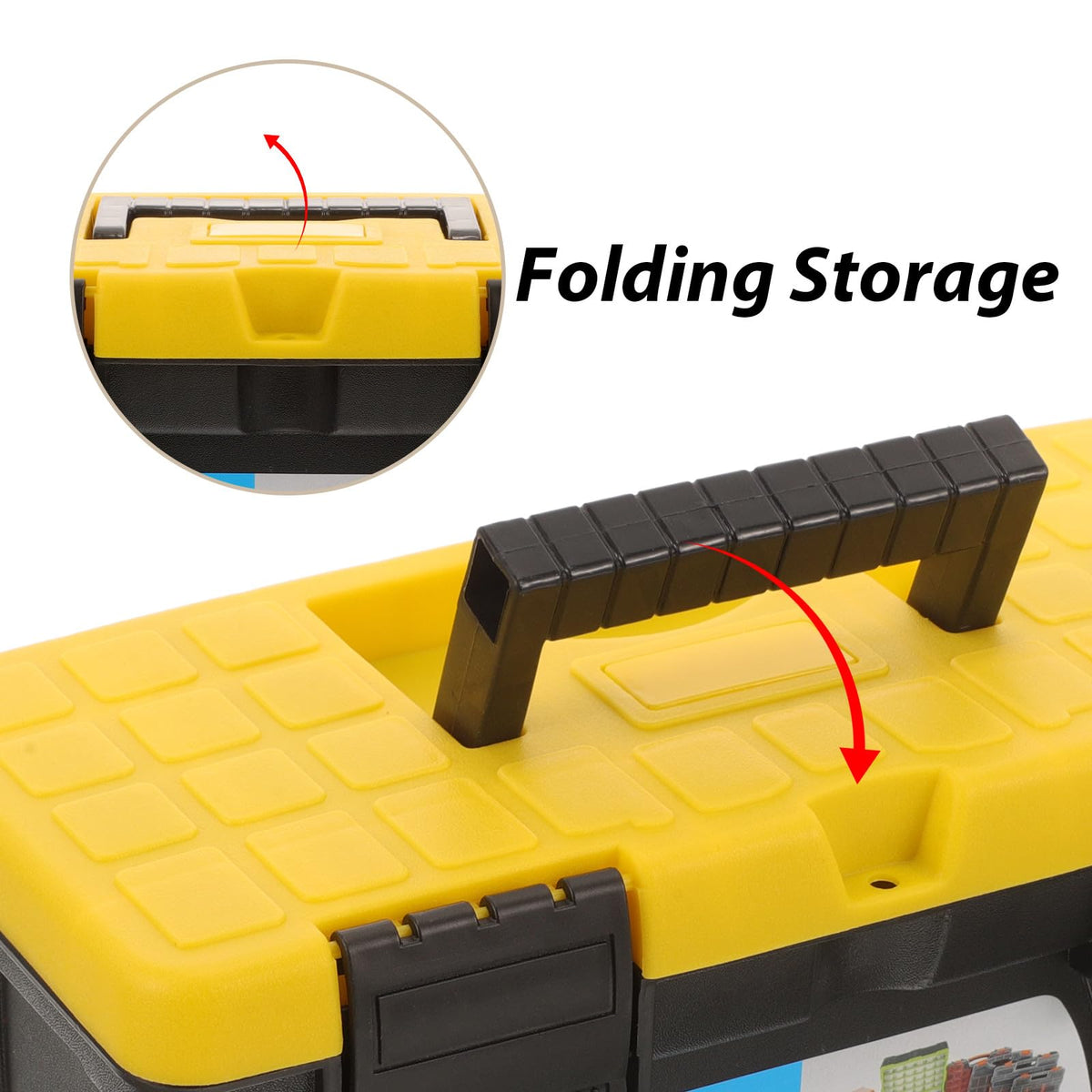 10 Inch Tool Box Organizer Hard Carrying Case P85612