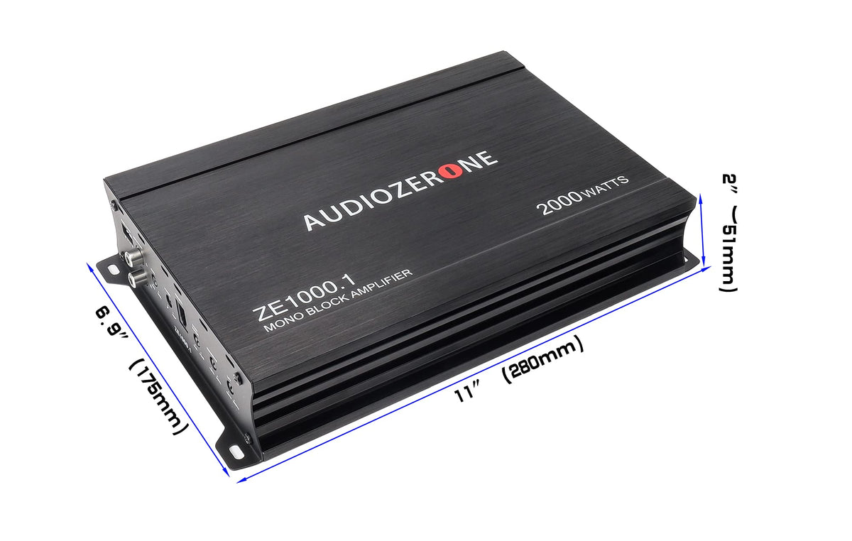 2000W Monoblock Class D Car Audio Amplifier X590