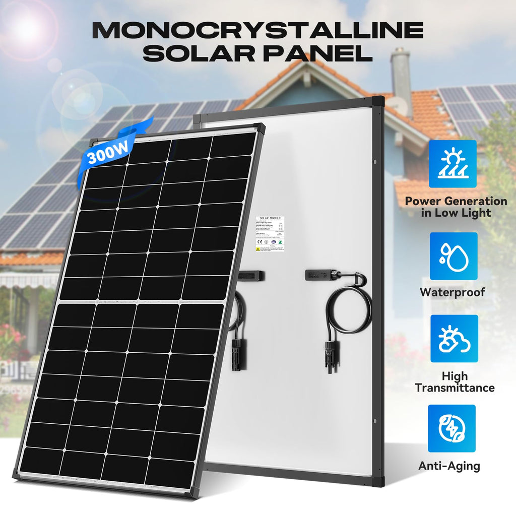 300 Watt Monocrystalline Solar Panel T7890