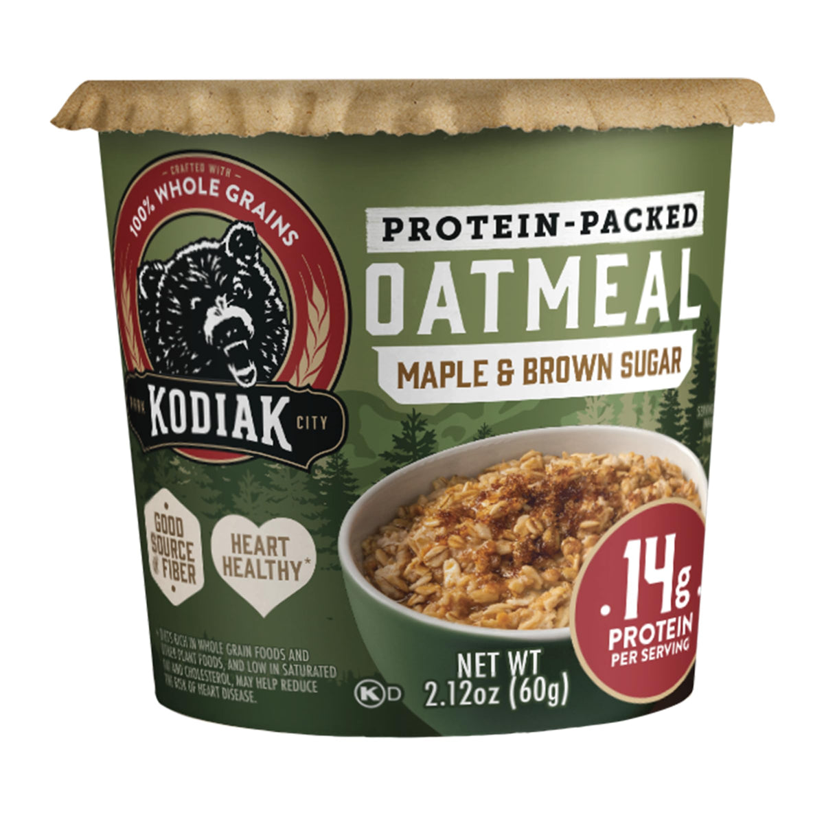 Instant Protein Maple & Brown Sugar Oatmeal, 2.12oz (Pack of 12) K185504