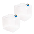2 Pack 5.3 Gallon Collapsible Water Container with Spigot Z738