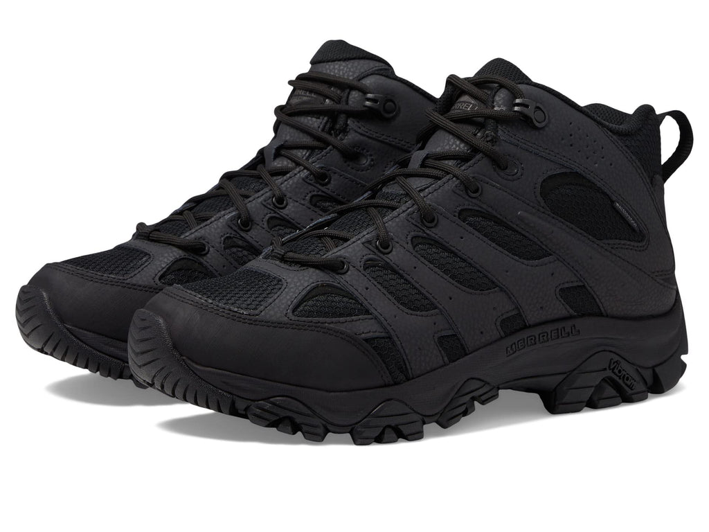 Waterproof Coated Leather & Mesh Mid Boots E780