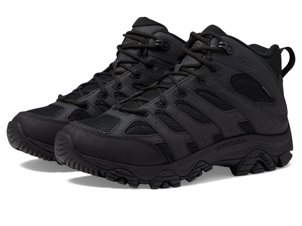 Waterproof Coated Leather & Mesh Mid Boots E780