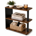3-Tier Narrow Industrial End Table T60904