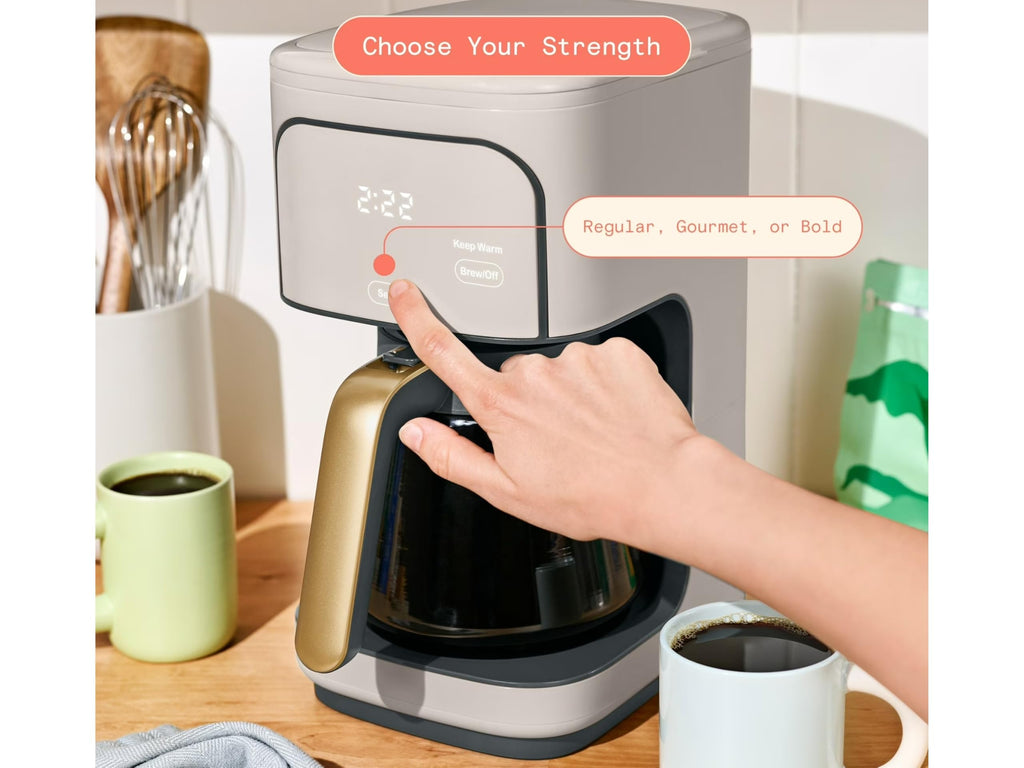 12-Cup Programmable Coffee Maker with Glass Carafe Q303