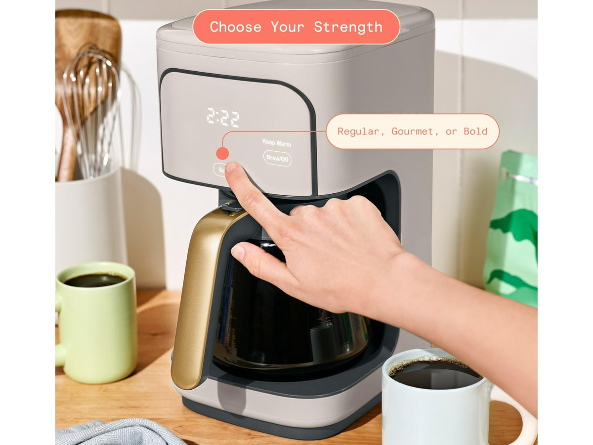 12-Cup Programmable Coffee Maker with Glass Carafe Q303
