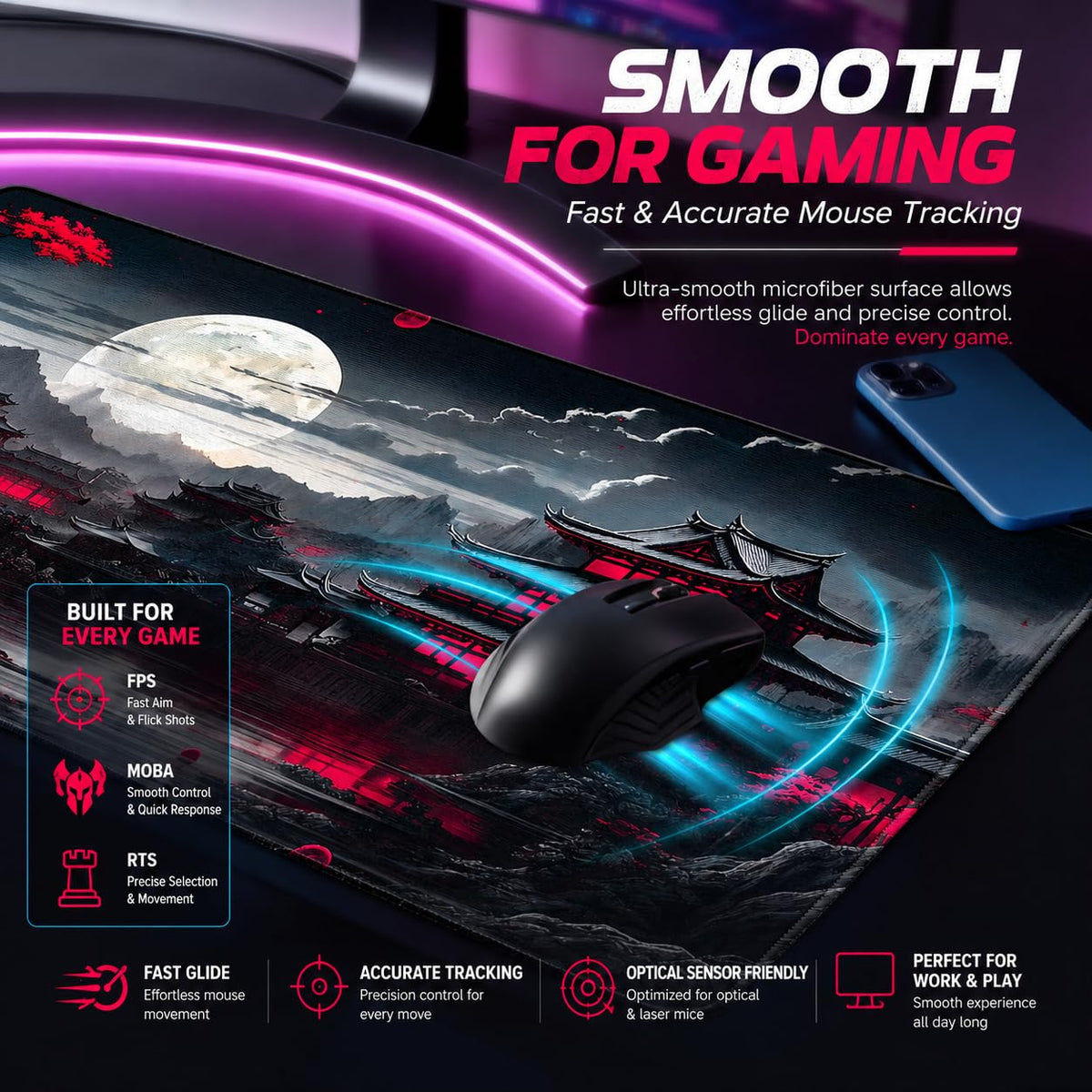 Large Gaming Mouse Pad C1675