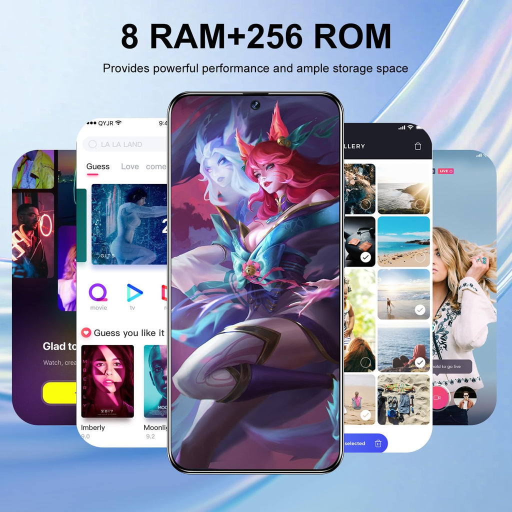 5G Dual SIM Unlocked Smartphone 8GB+256GB Black Q209273