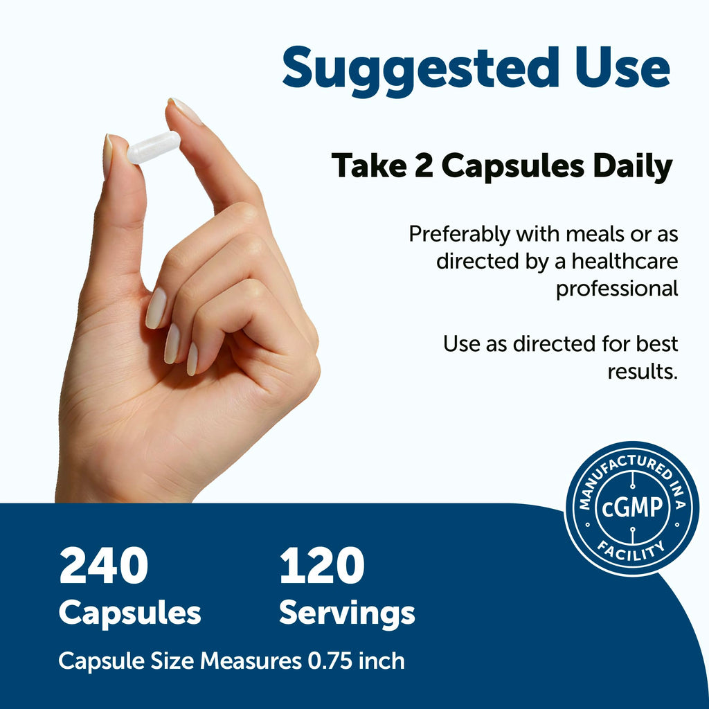 240 Capsules Multivitamin with B Complex & Methylfolate V86023