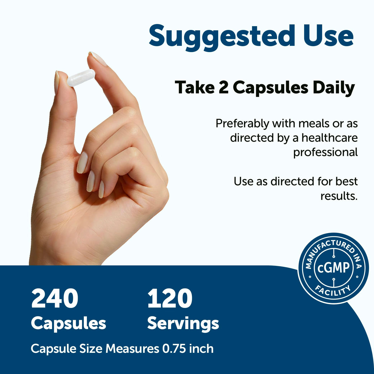 240 Capsules Multivitamin with B Complex & Methylfolate V86023