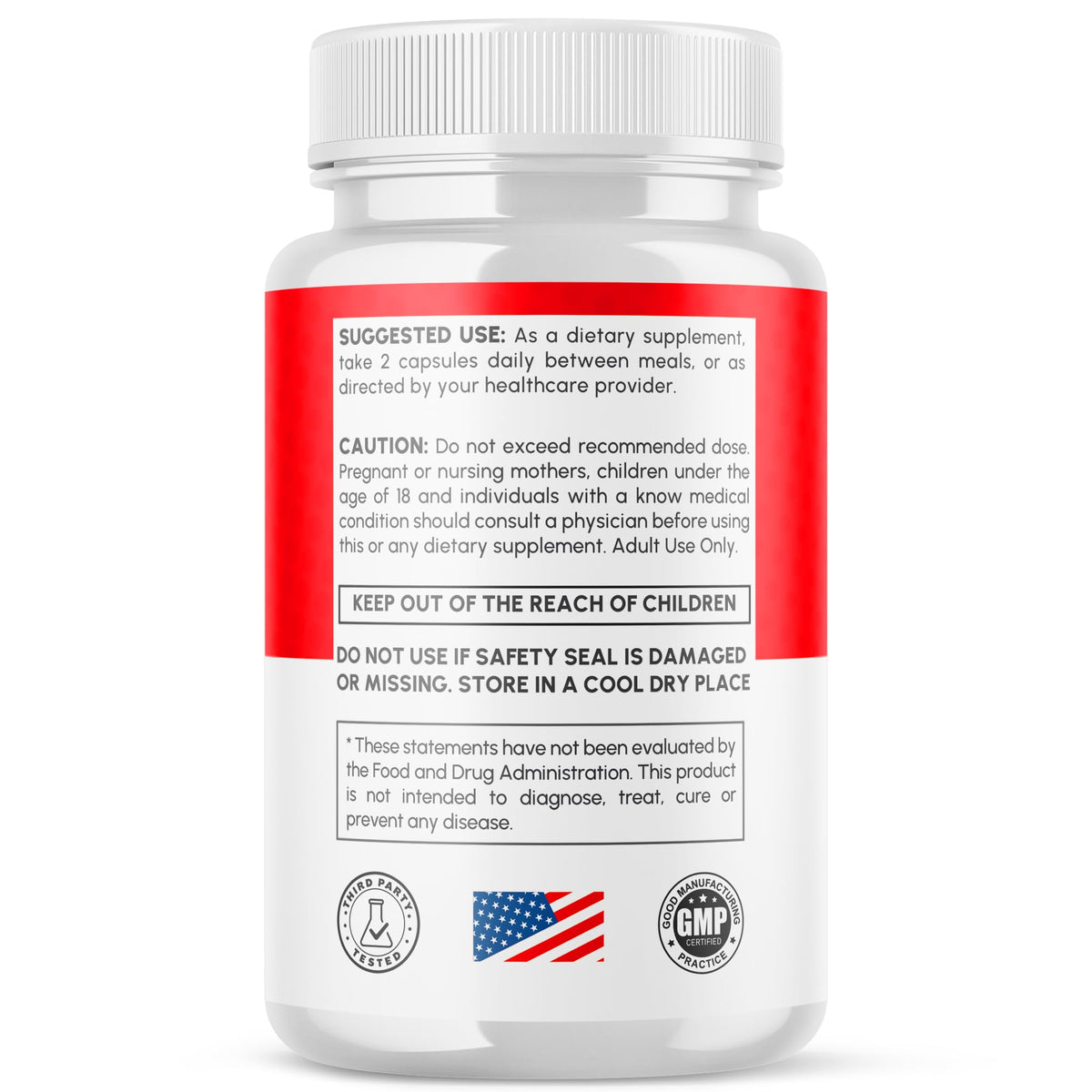 3 Pack 180 Capsules Blood Health Support Pills with Vitamins P4102