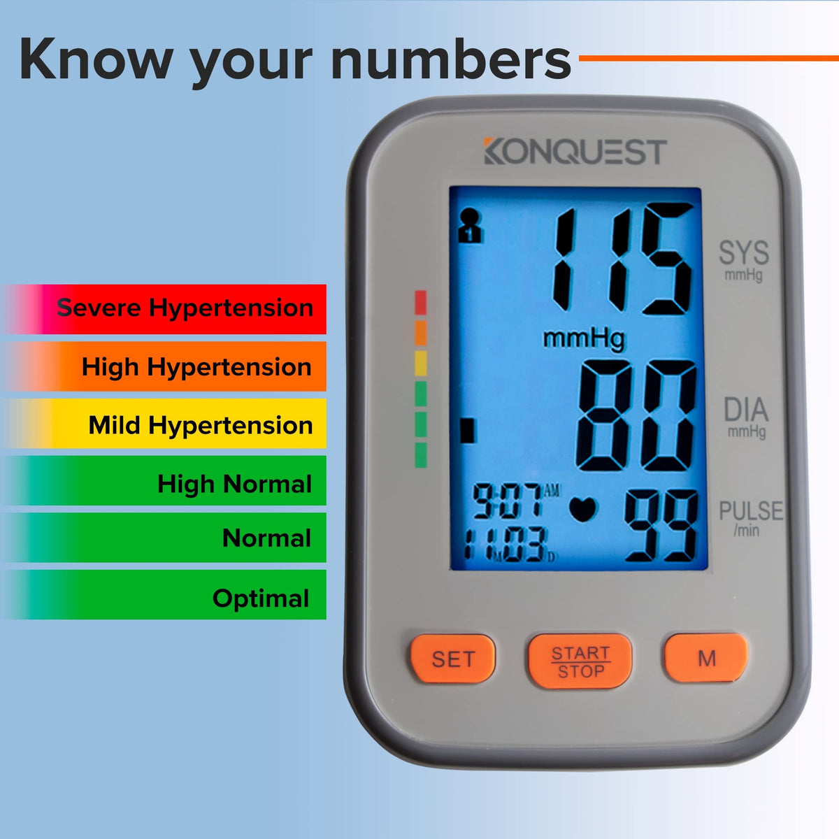 Automatic Upper Arm Blood Pressure Monitor Extra Large Cuff M228