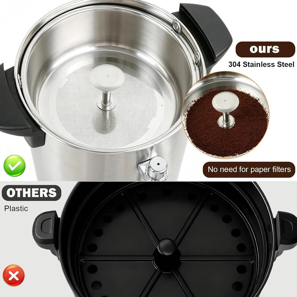 70 Cup Stainless Steel Coffee Urn C378