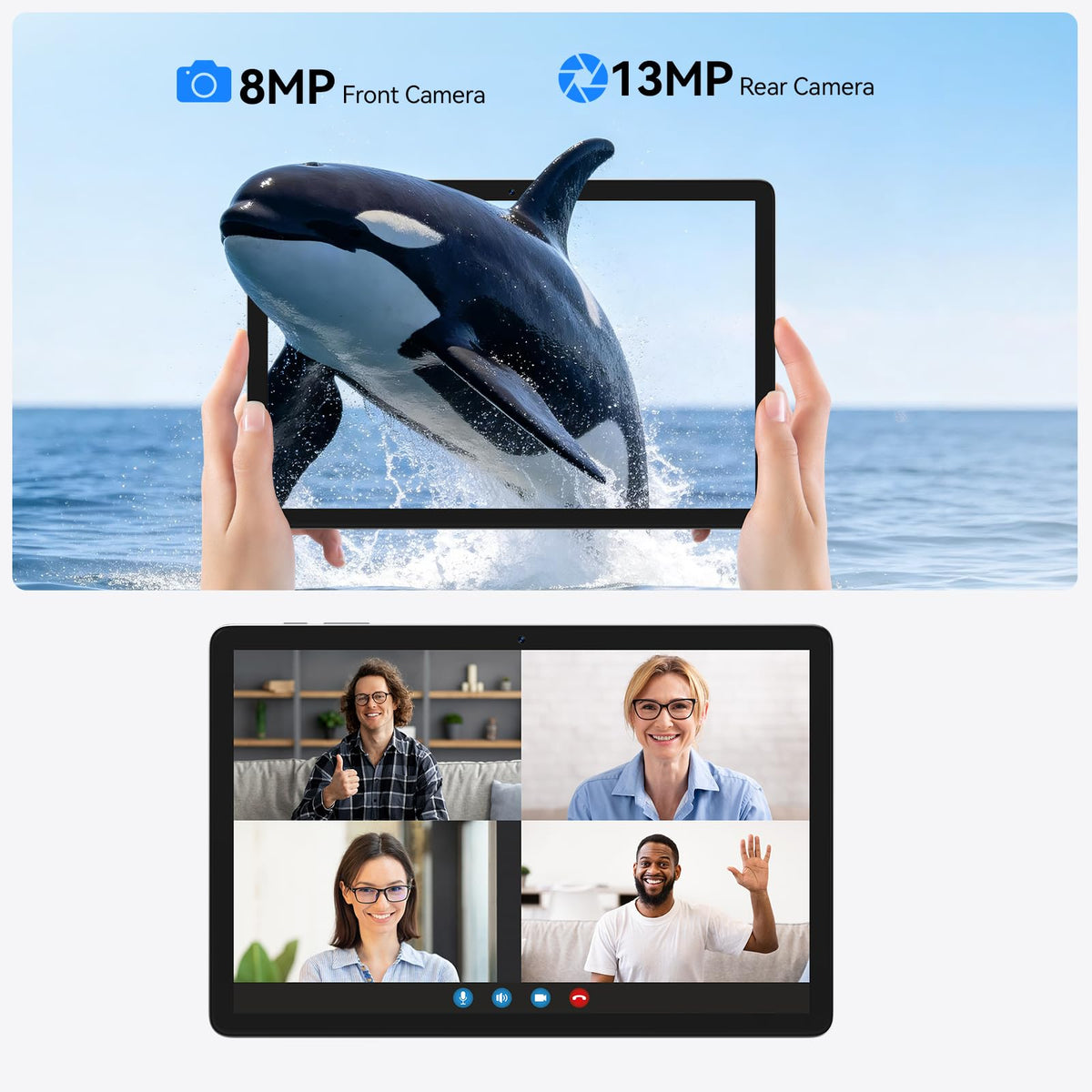 Android 16 Tablet 10.1 Inch 12GB RAM 64GB ROM Octa-Core I5451