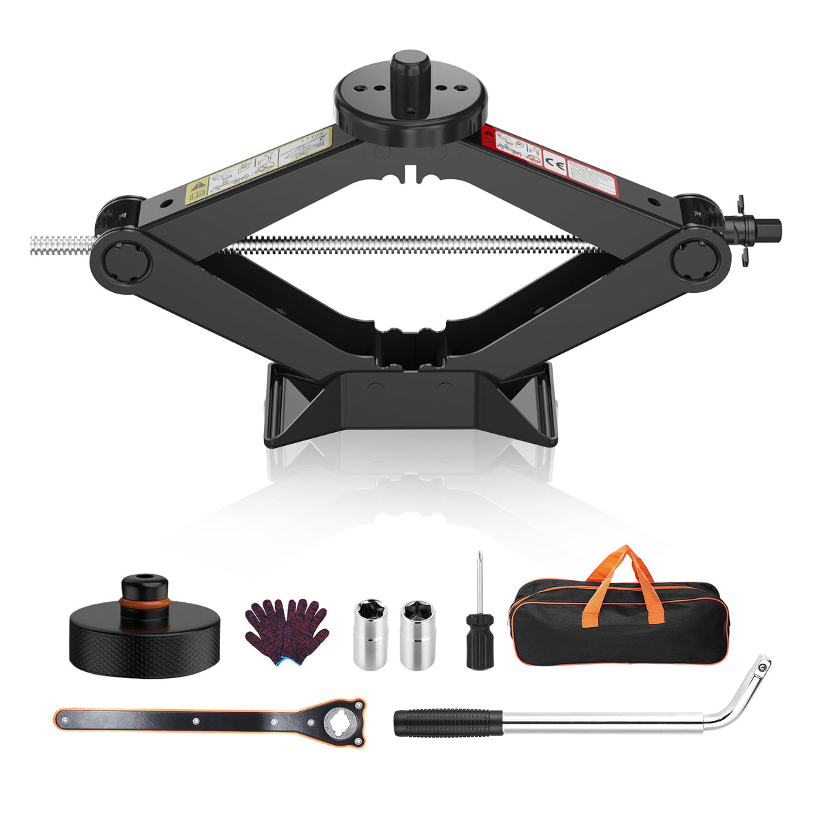 Scissor Jack Kit with Lug Wrench and Jack Pad M62983