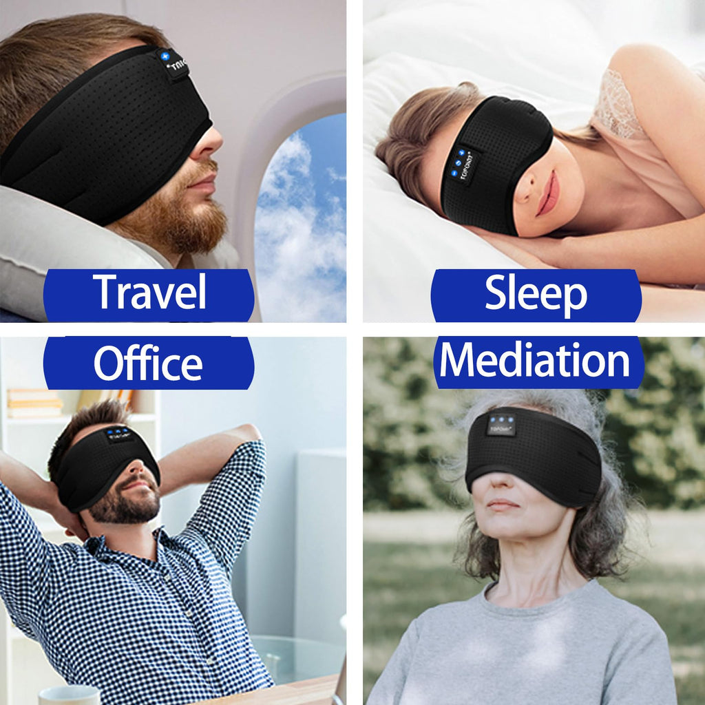Silk Bluetooth Sleep Mask with Headphones Z558