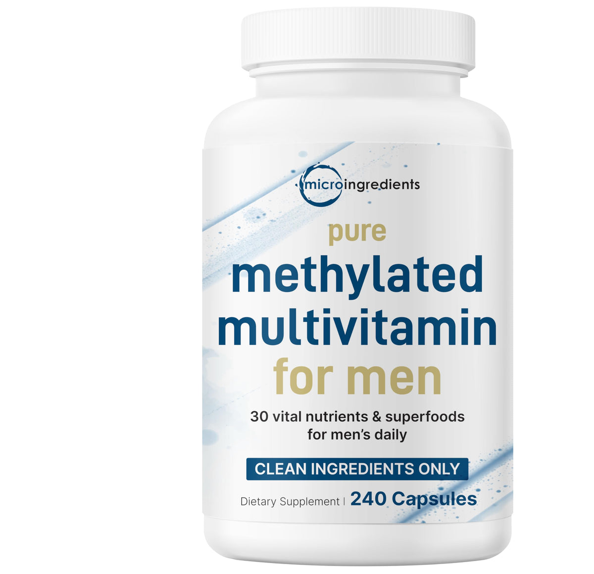 240 Capsules Multivitamin with B Complex & Methylfolate V86023
