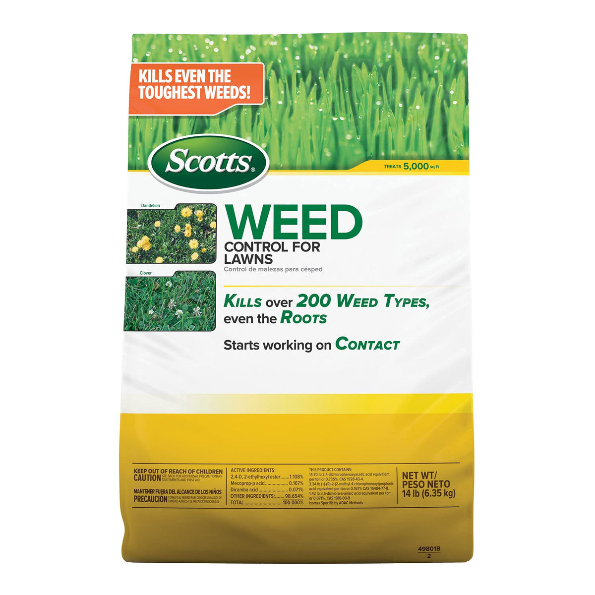 Weed Control for Lawns 14 lbs W43170