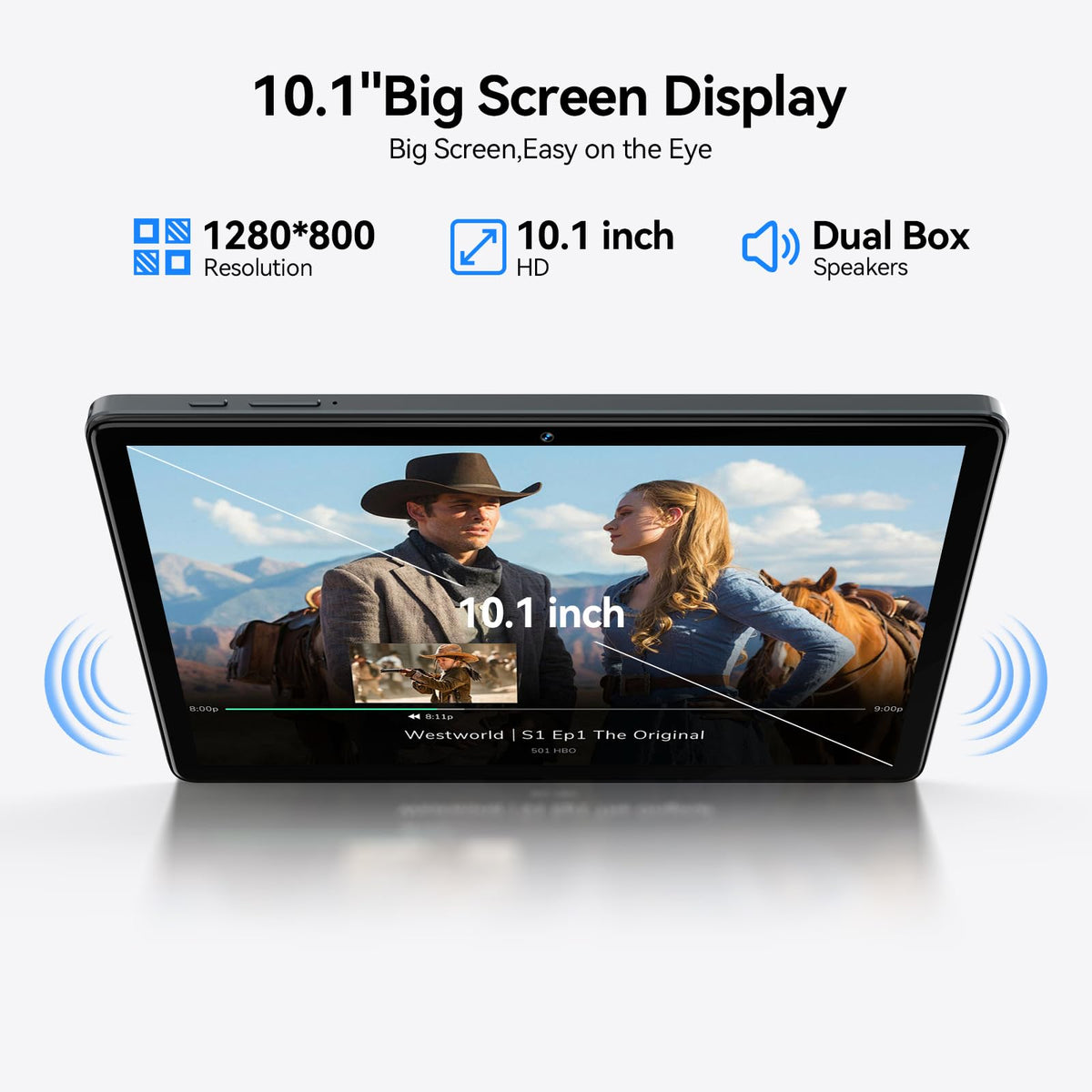 Android 16 Tablet 10.1 Inch 12GB RAM 64GB ROM Octa-Core I5451