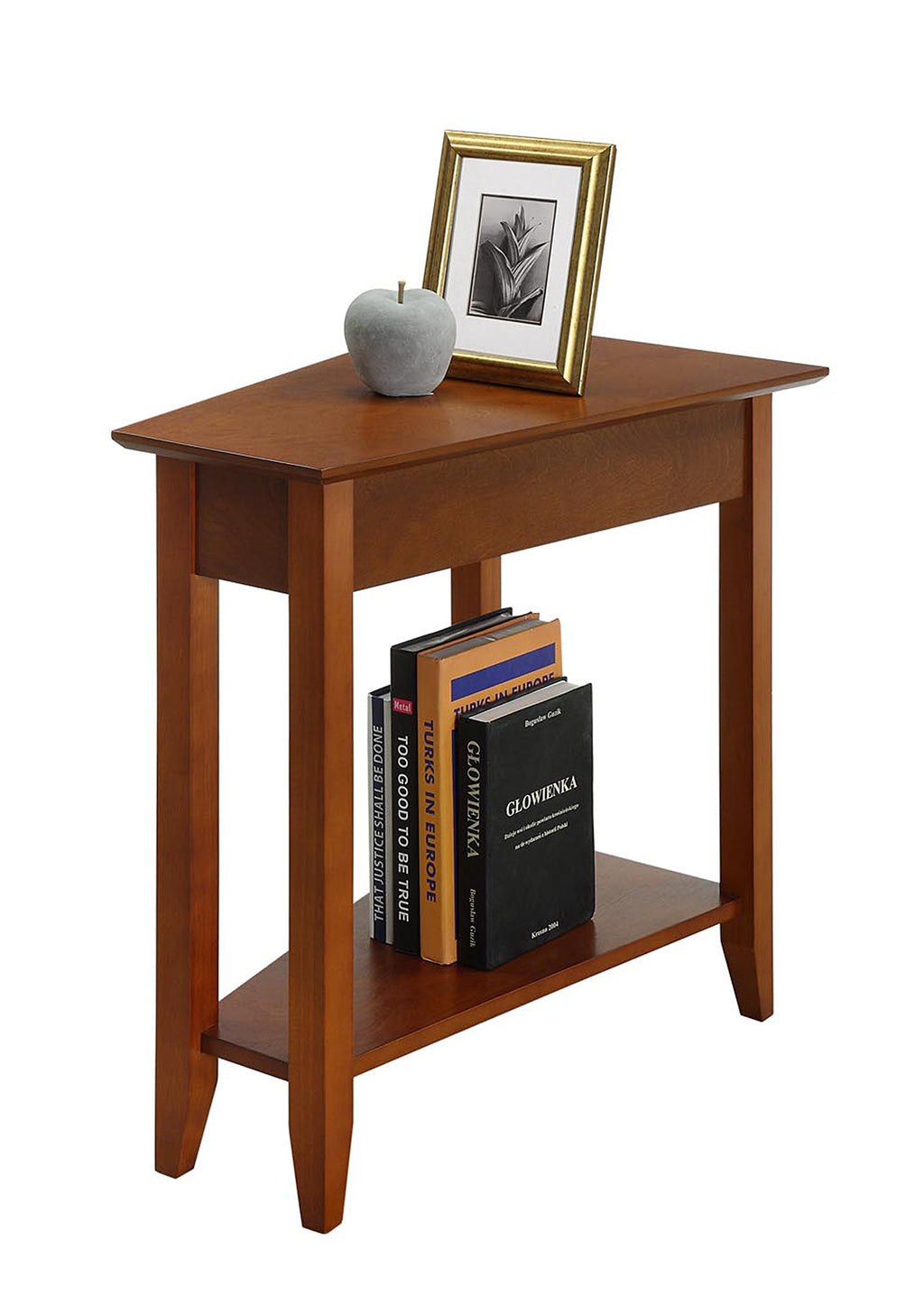 24" Cherry End Table with Storage Shelf S7473