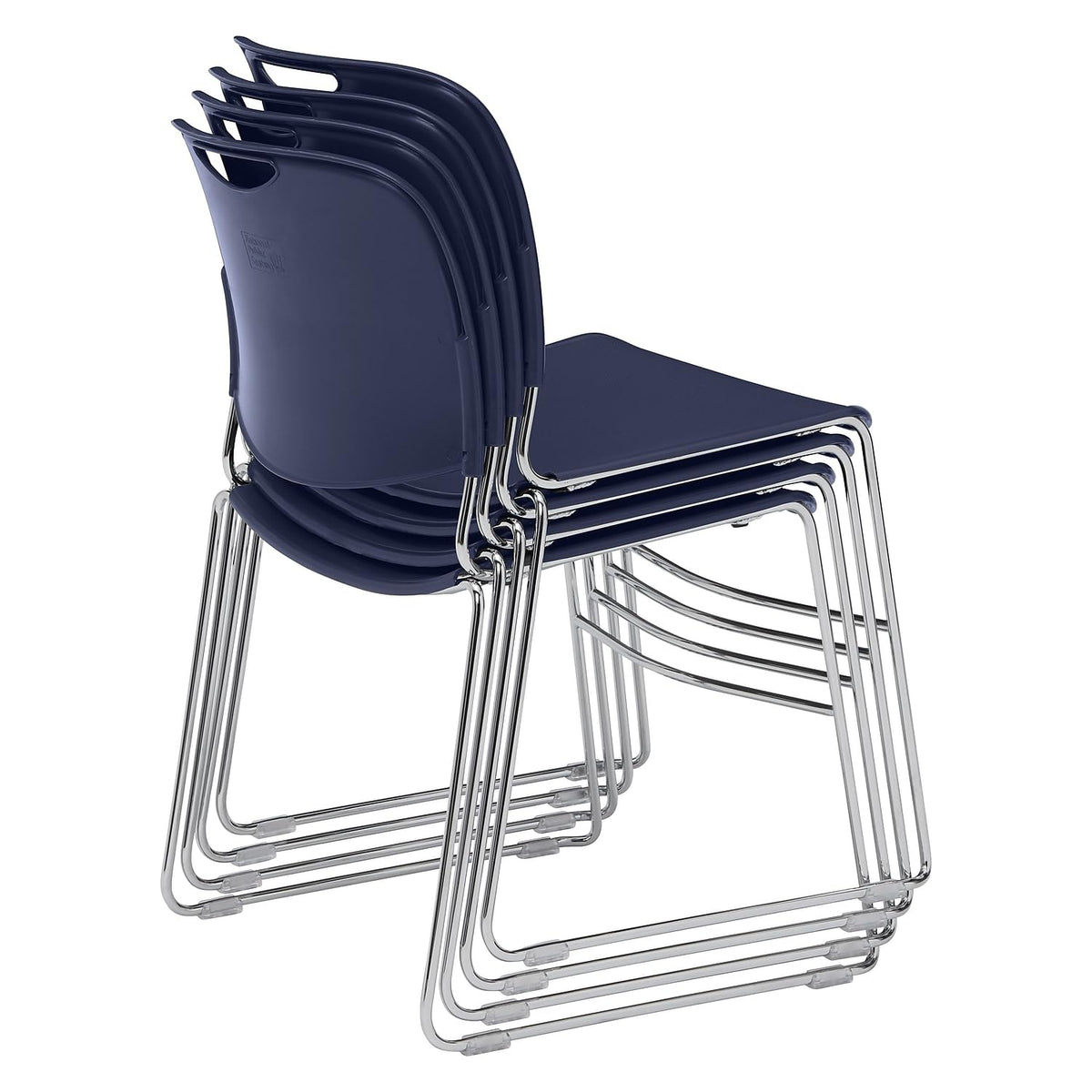 Navy Blue Stack Chair 4 Pack T6333