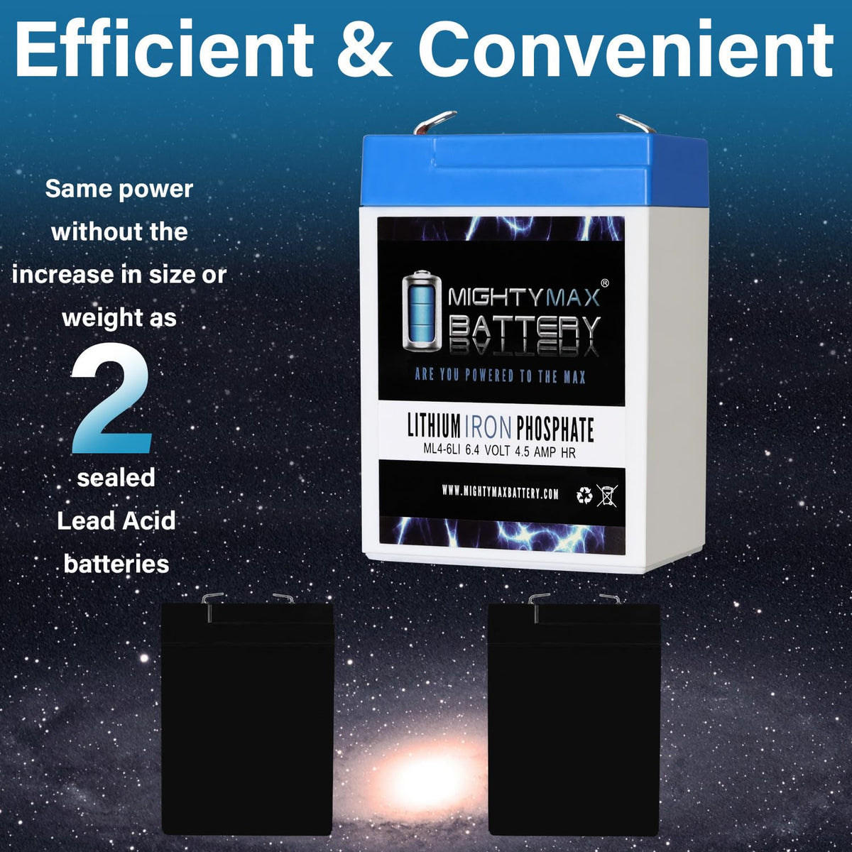 6V 4.5AH Lithium Replacement Battery C35220