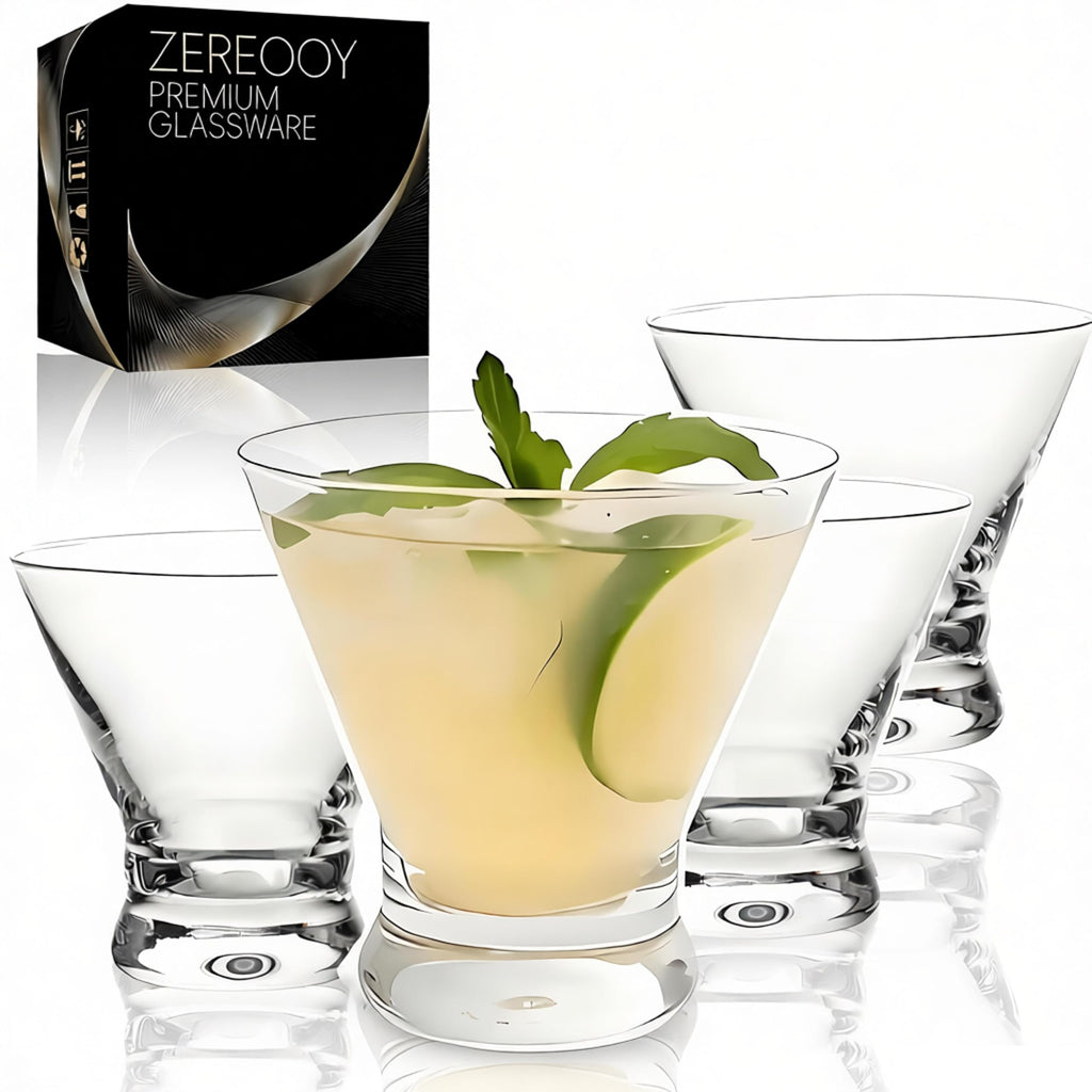 Stemless Martini Glasses Set of 4 X866