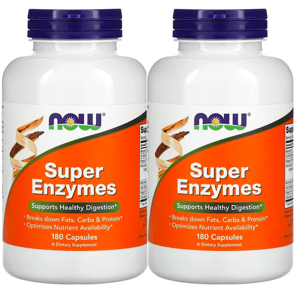 Super Enzymes 180 Capsules, 2 Pack B548697