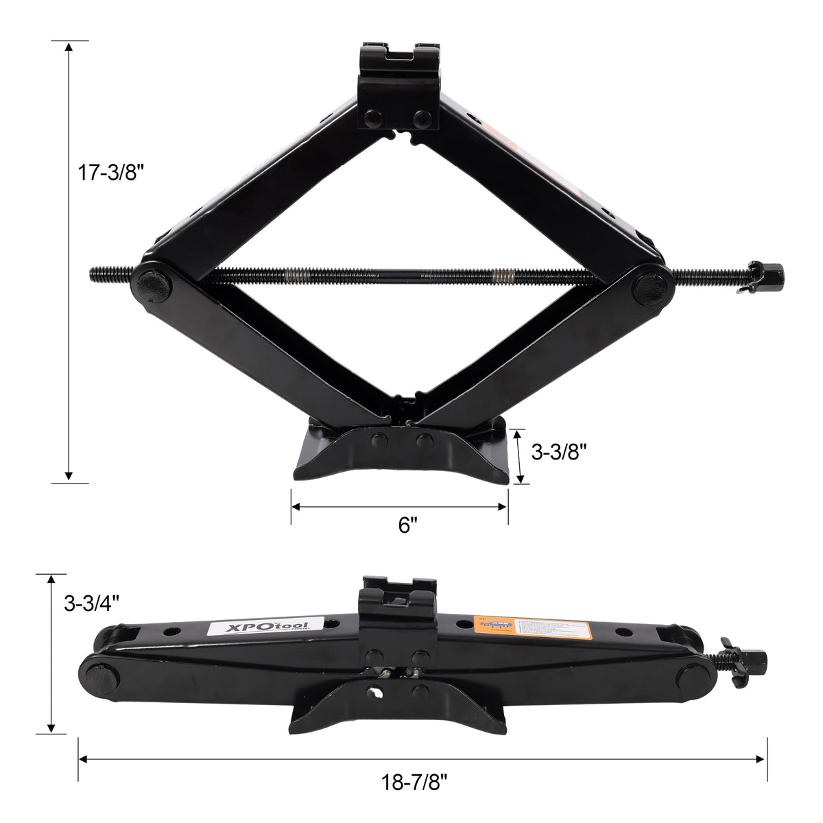 3 Ton Scissor Jack Kit with Storage Bag X44970