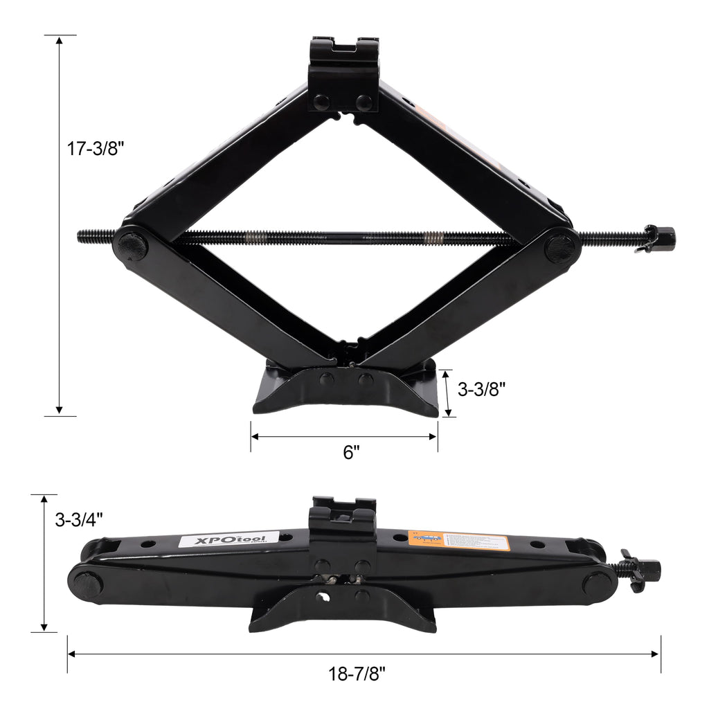 3 Ton Scissor Car Jack Kit with Wrench B770