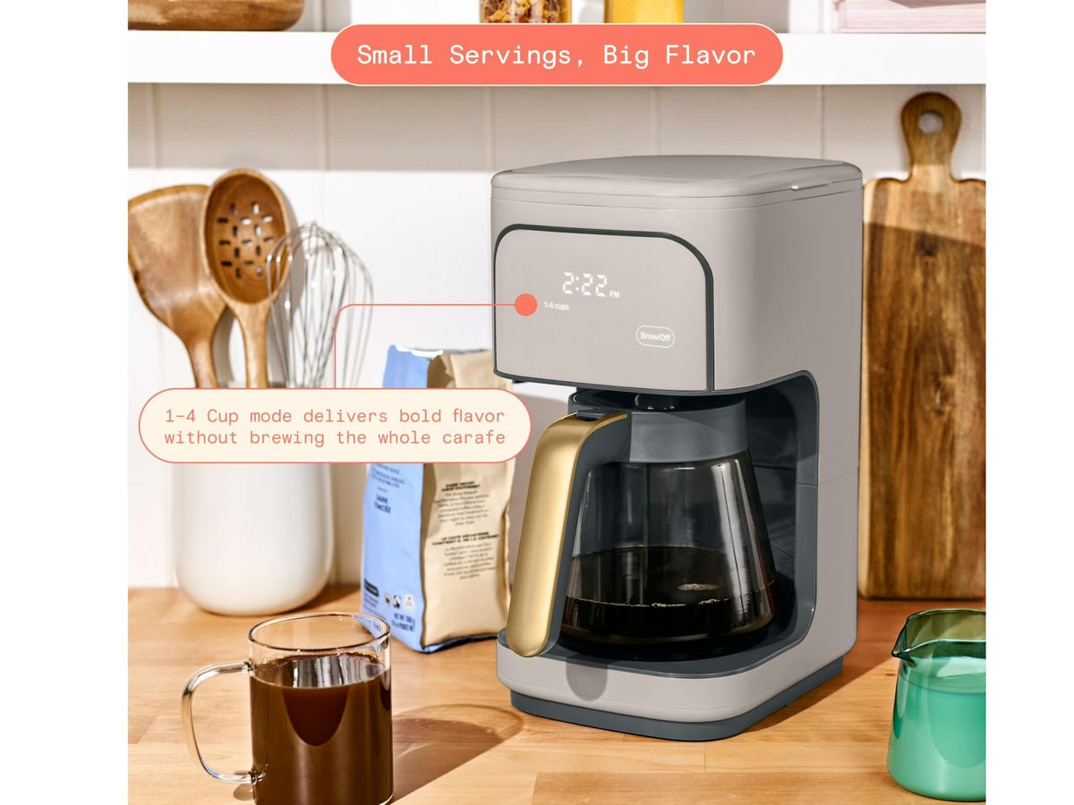 12-Cup Programmable Coffee Maker with Glass Carafe Q303