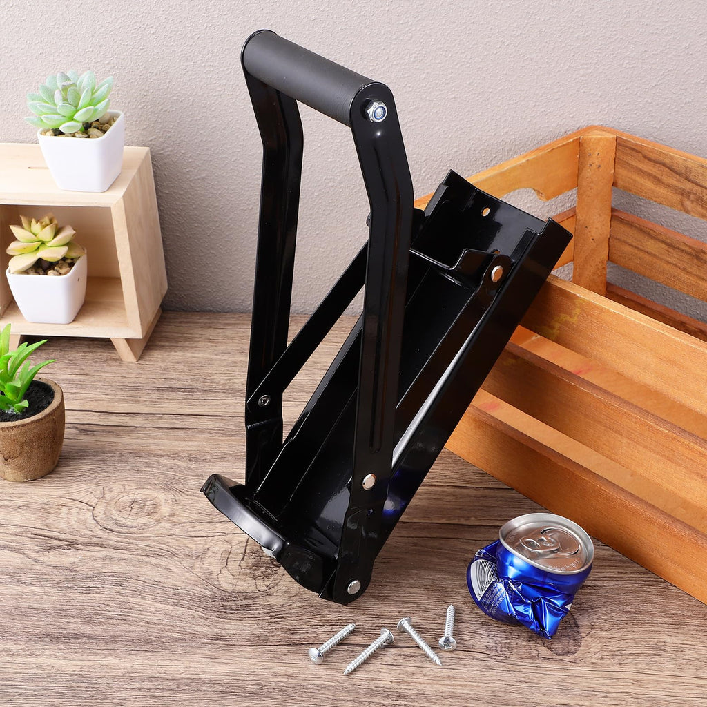 Heavy Duty Wall Mounted Can Crusher with Bottle Opener E5571
