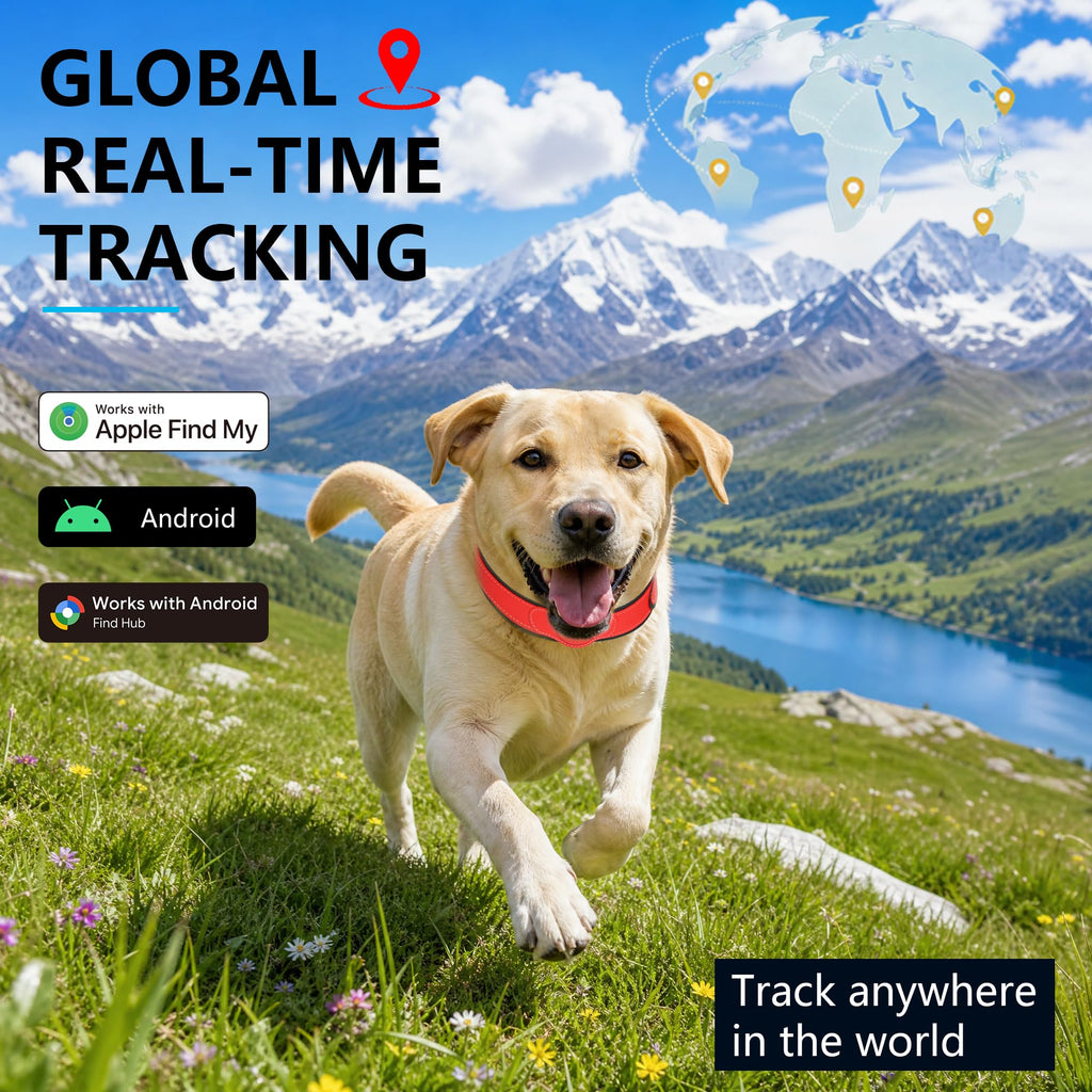 GPS Tracker for Dogs, Pet Location Tracker with Collar I8860