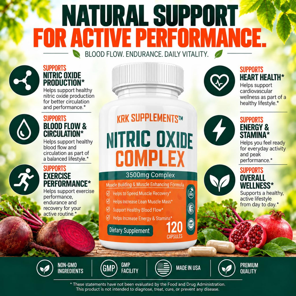 Nitric Oxide Complex 3500mg 240 Capsules L430001