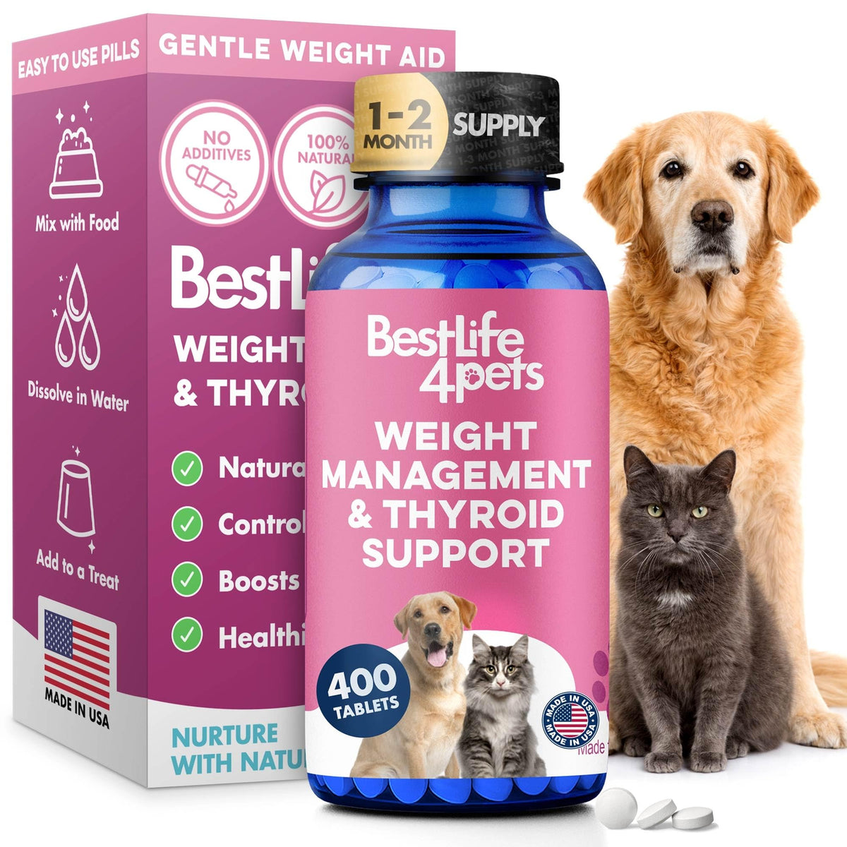 Weight Loss for Dogs 400 Pills P12221