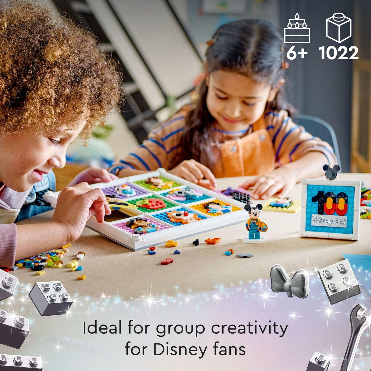 Buildable Disney Toy with Mickey Mouse Minifigure H6096