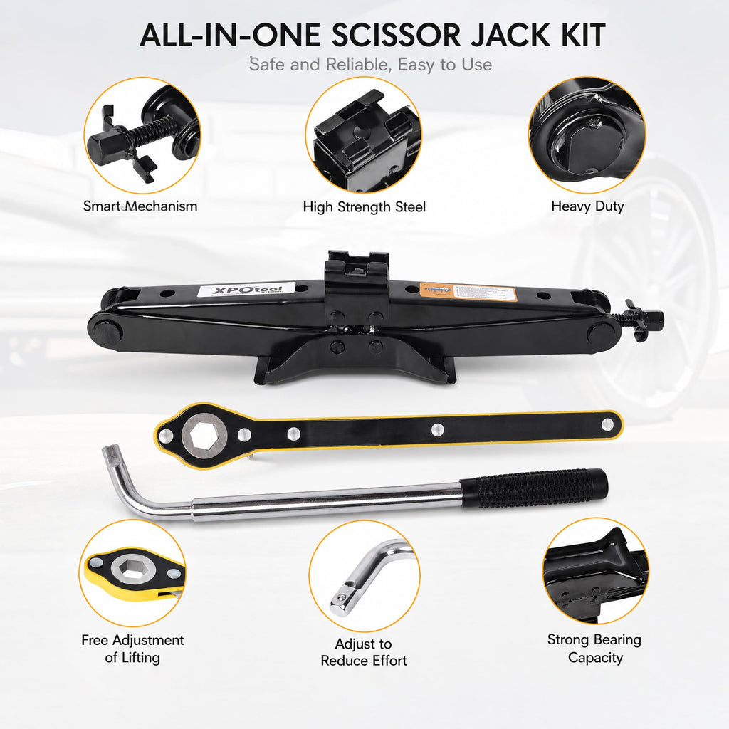 3 Ton Scissor Jack Kit with Storage Bag X44970