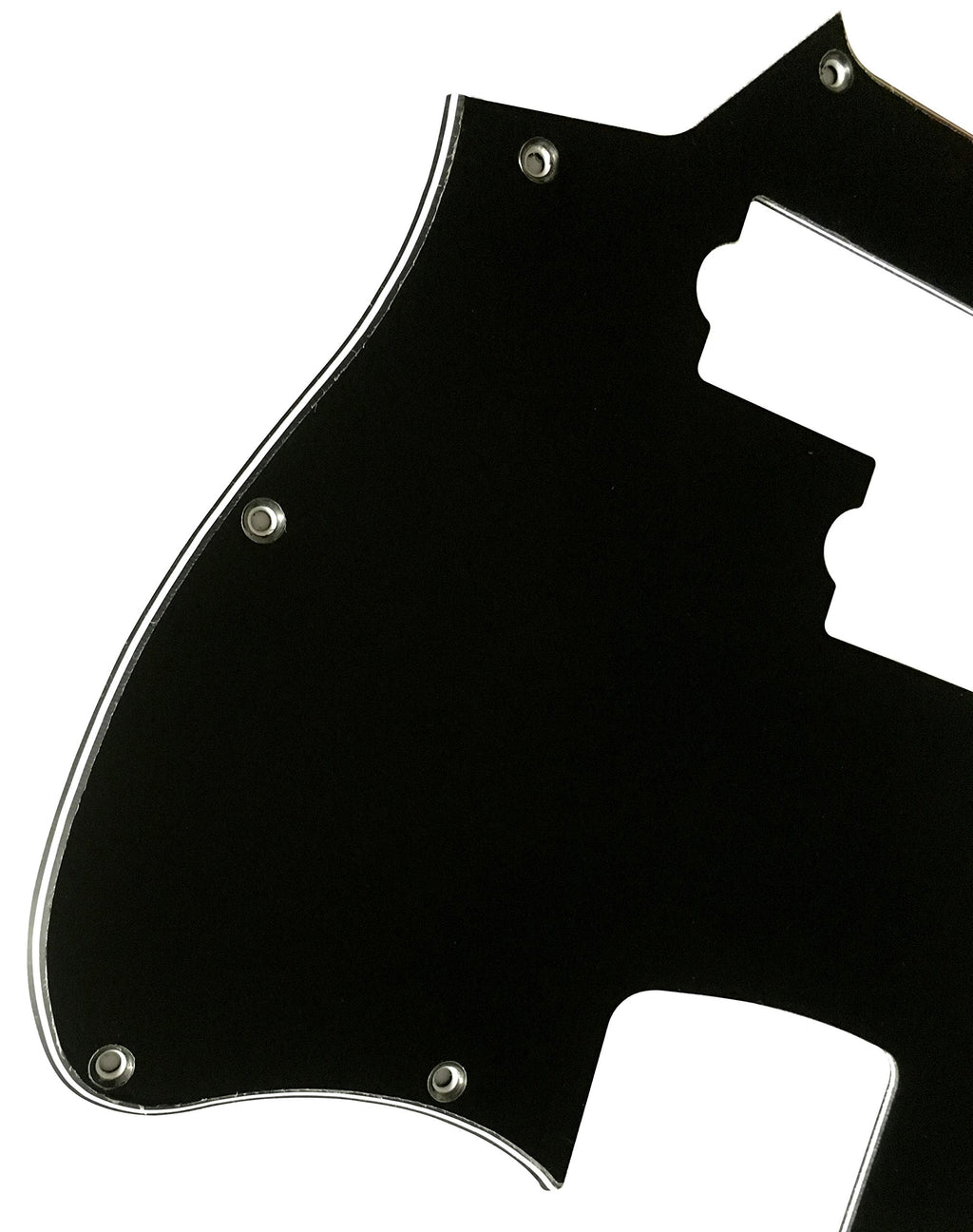 Electric Guitar Pickguard 3 Ply Black V2870