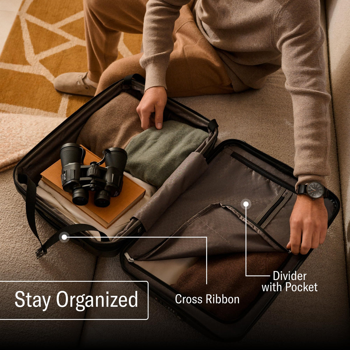 Hardside Carry-On Luggage with Spinner Wheels T37462